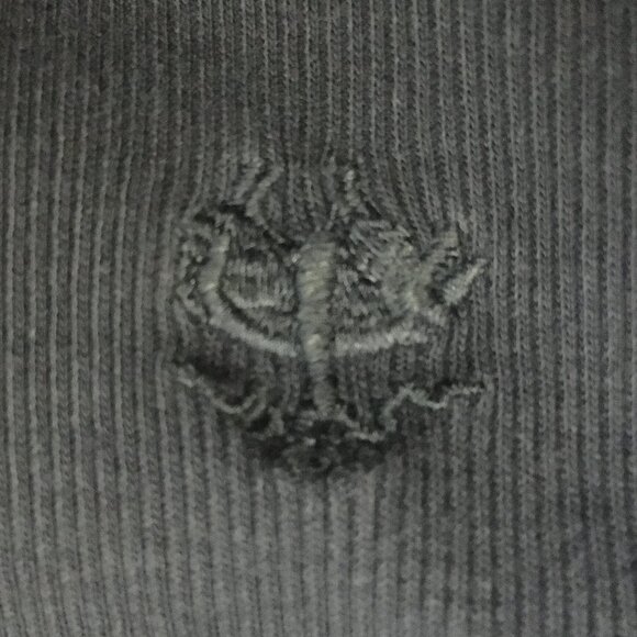 "346" Brooks Brothers Dark Navy Blue Vertical Ribbed Cotton Tank Top - Picture 6 of 11